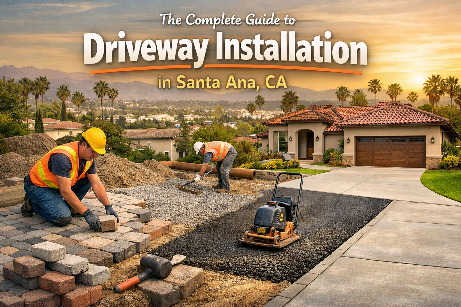 The Complete Guide to Driveway Installation in Santa Ana, CA